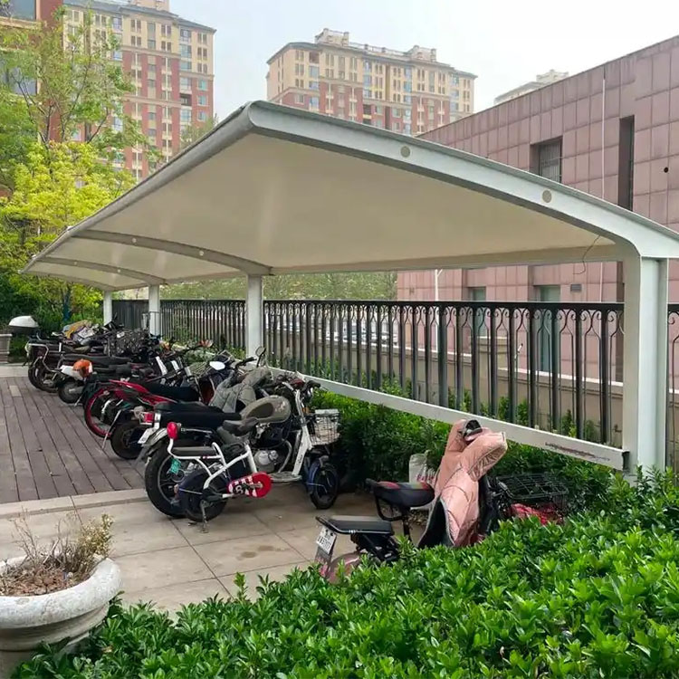 怀化膜结构电动车棚